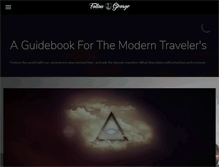 Tablet Screenshot of followgeorge.com